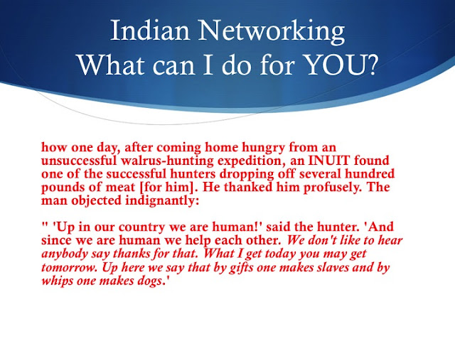 LEARNING TO BE HUMAN FROM AMERICAN INDIANS
