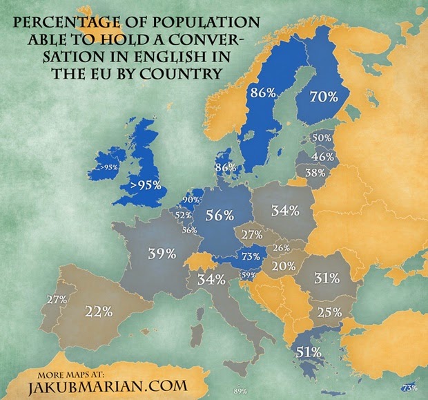 ENGLISH THE LINGUA FRANCA OF EUROPE AND ALREADY THE WORLD