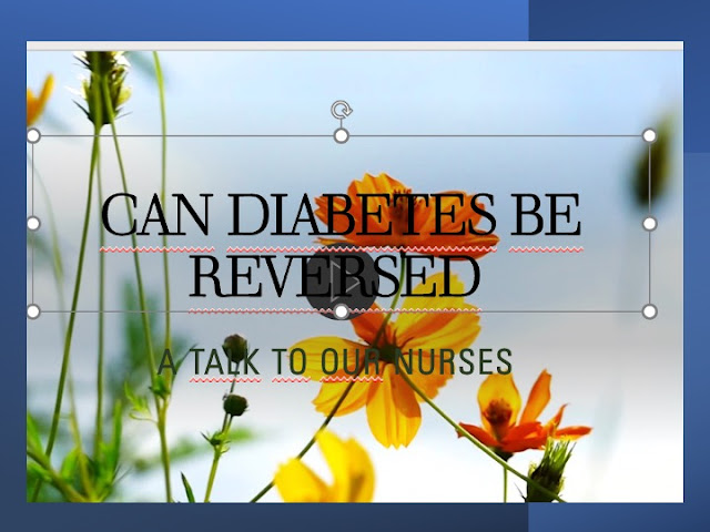 CAN DIABETES BE REVERSED: A MEDICOANTHROPOLOGICAL VIEW